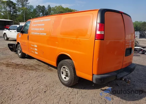 2012 Chevrolet Express 2500 Work Van из США, поврежденный, VIN 1GCWGGBA3C1167925